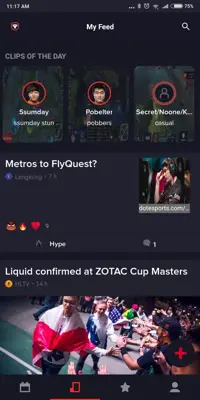 Upcomer eSports android App screenshot 0